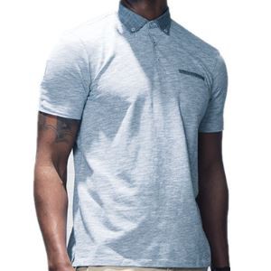 커스텀 신주쿠 슬럽 스트라이프 폴로셔츠